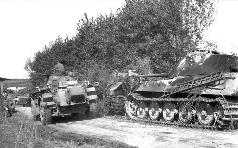 Image result for knocked out king tiger normandy 1944