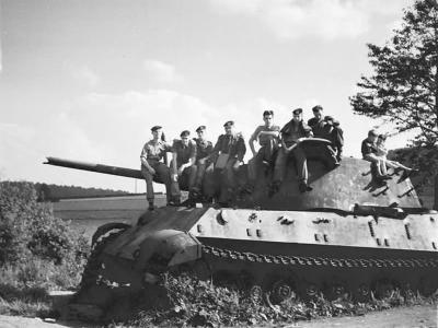 King Tiger tank of the Schwere SS Panzer-Abteilung 501. Tank number 213. La Gleize