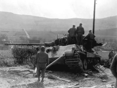 King Tiger tank of the Schwere Heeres Panzer Abteilung 506. Marmecke Germany 1944