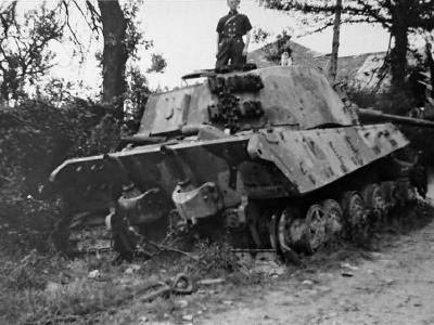 Knocked out Tiger 2 after the war
