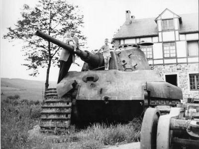 Tiger II tank of the Schwere SS Panzer-Abteilung 501. Tank number 213. La Gleize