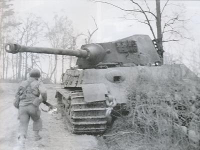 Tiger 2 tank of the Schwere Heeres Panzer Abteilung 506 – Weyerbusch Germany