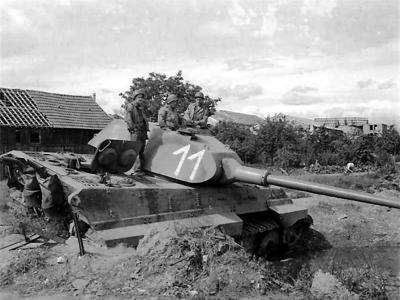 Tiger 2 tank porsche turret 11