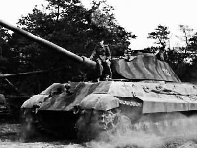 Tiger 2 tank porsche turret 2