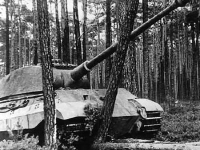Tiger 2 tank porsche turret