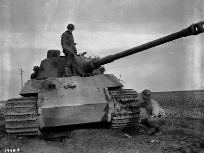 King Tiger tank of the Schwere Heeres Panzer Abteilung 506. Freialdenhoven Germany 1944