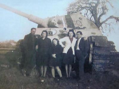 King Tiger tank with porsche turret of funklenk Schwere Panzerkompanie 316