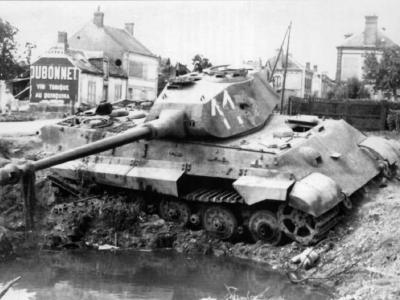 King Tiger Destroyed – Porsche turret