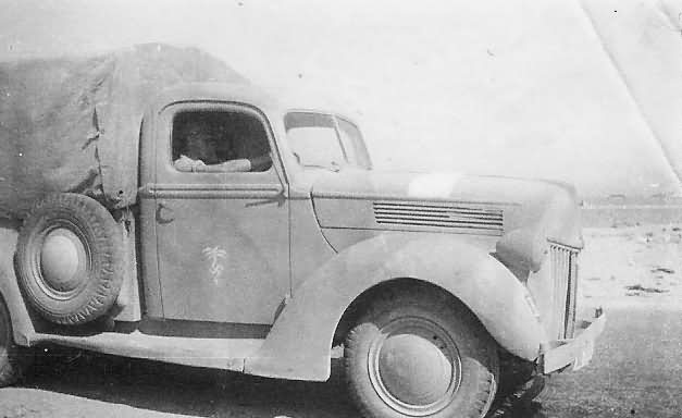 Captured british ford truck in afrika korps service