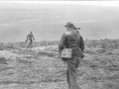 Grossdeutschland 712 0494 13 Rumanien Soldaten verlegen Fernmeldekabel