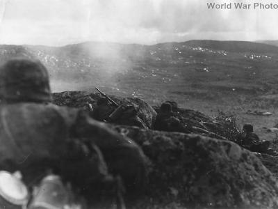 6th SS Mountain Division Nord troops advance on Murmansk 1941