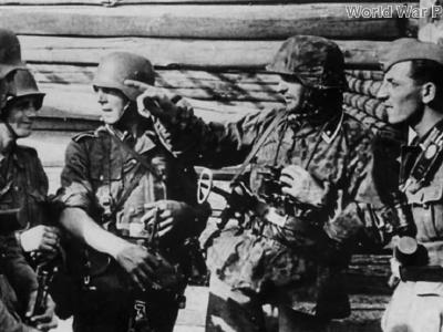 Soldiers of the 5th SS Panzer Division Wiking