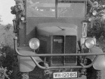 Büssing-NAG type G 31 of the Führungs-Nachrichten-Regiment 40