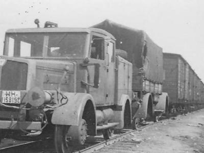 Faun ZRS as auxiliary locomotive