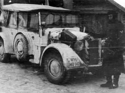 Horch 901 winter camouflage