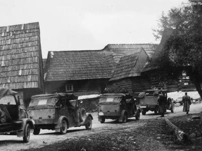 Wehrmacht cars in Poland