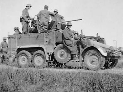 Krupp Protze leichte Flakkraftwagen Riga