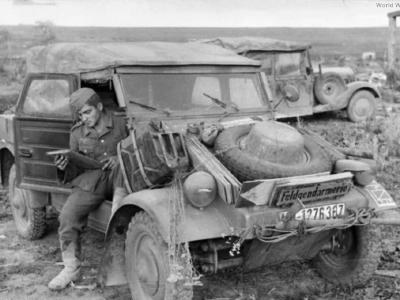 Kubelwagen of the Feldgendarmerie 1943