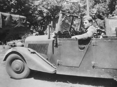 Kubelwagen Mercedes Benz 170 VK France 1940 near Granville