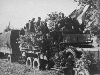 Mercedes Benz LG3000 wehrmacht truck of JG26 France