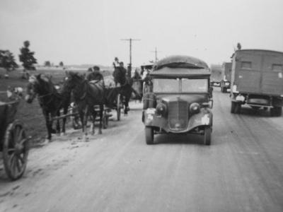 Mercedes Benz 170VK France 1940 near Rouen