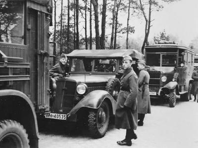 Mercedes Benz G3A wehrmacht trucks and cars