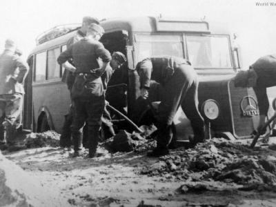 Omnibus Mercedes-Benz Eastern Front 1941