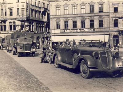 Adler car and Opel Blitz