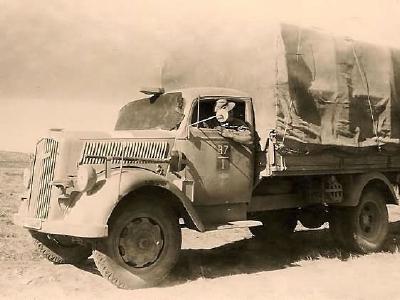 Afrika Korps Unit Marked Opel Blitz Truck