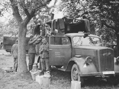 Blitz „Feldkuche” of Waffen SS France