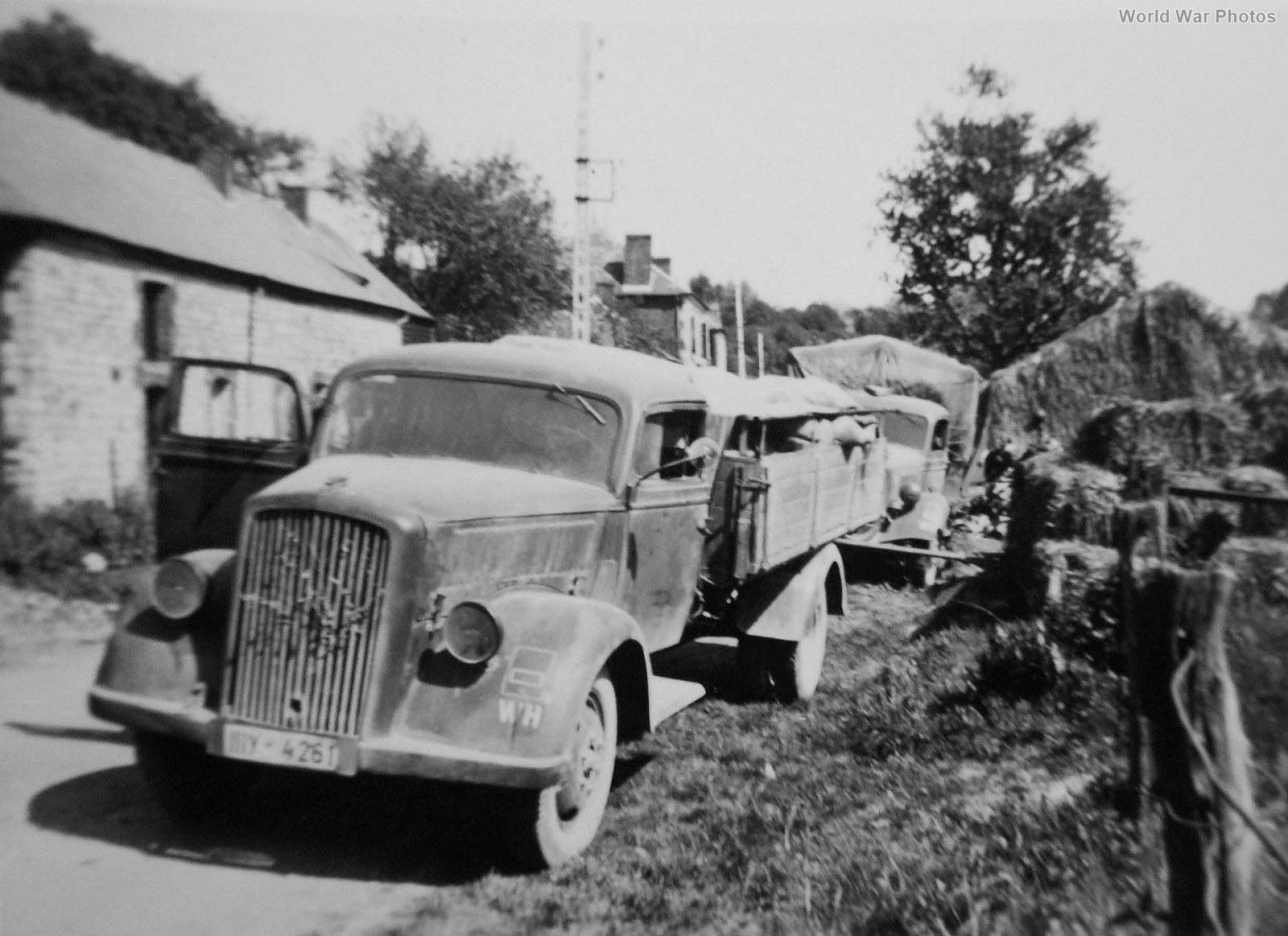 Opel Blitz 3t Belgium 1940 2 | World War Photos