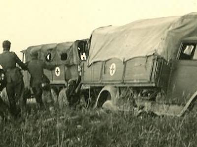 Opel Blitz with red cross
