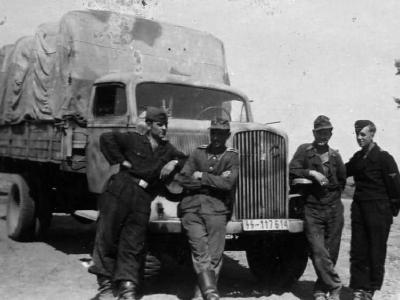 Waffen SS Opel Blitz truck