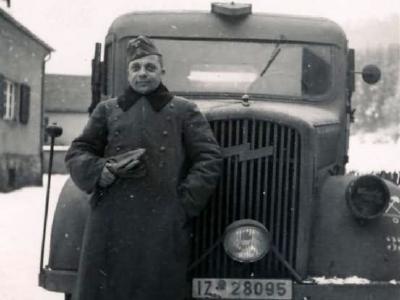 Wehrmacht truck LKW in winter