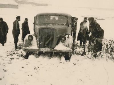 Wehrmacht truck in winter