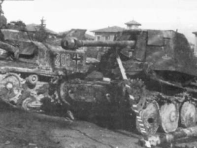 StuG M 42 201 and Marder