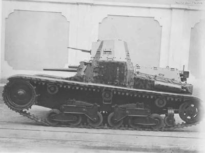 Tank Ansaldo 10t Carro di Rottura side