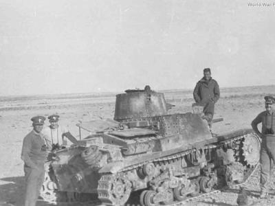 Captured M11/39 Libya 1940