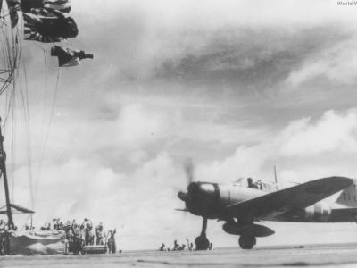 A6M2 take off from Zuikaku 23 January 1942