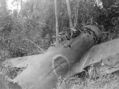 A6M5 Zero Wrecked Philippines during 1945