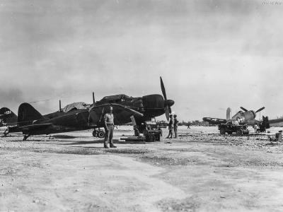 A6M5 and Marine F4U Peleliu