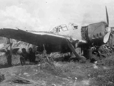 Mitsubishi A6M Reisen wreckage