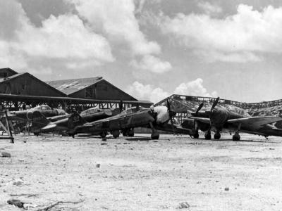 A6M Reisen 61-197, 8-07, 8-33 and 8-36 of the 261st Kokutai Saipan