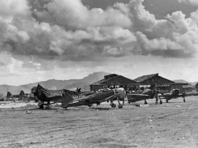 A6M Zero fighters captured on Saipan 1944
