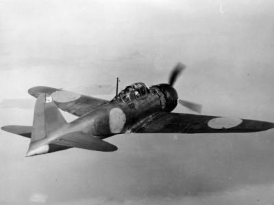Captured A6M 29 in flight