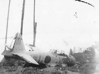 Mitsubishi A6M Zero 157 wreck