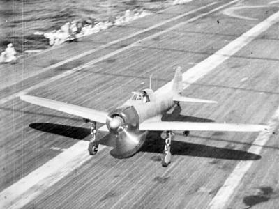 A6M2 take-off during the Battle of Santa Cruz