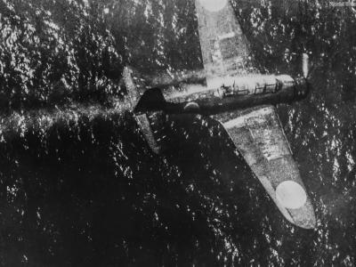 B5N2 Kate shot down by PB4Y-1 6 June 1944