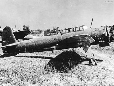 Wreck of B6N Clark Field 1945