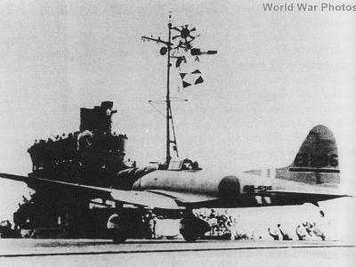 D3A1 EII-206 takes off from Zuikaku 20 January 1942